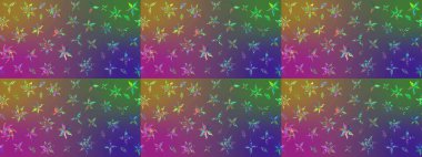 Raster illüstrasyonu. Küçük çaplı çiçeklerdeki basit şirin desenler. Tekstil veya kitap kapakları, imalat, duvar kağıtları, baskı, hediye paketi ve yapıştırma kitabı için çiçek eskiz geçmişi.