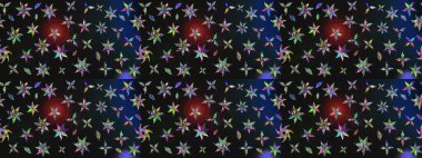 Soyut etnik raster çizim kalıbı. Arkaplan dokusu, duvar kağıdı, gri ve mavi renkli çiçek teması. Kabile sanatı boho baskısı, klasik çiçek arkaplanı.