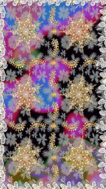 Tekrarlayan elementlerle kusursuz soyut arkaplan. Gri, nötr ve altın desenli. Zarif raster klasik desen.