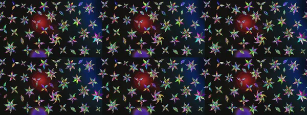 Gri ve mavi renkte çiçekler. Çiçekli karalama şeklinde Raster çiçek deseni. Nazik, narin çiçek arkaplanı.