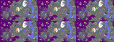 Eskiz modeli etnik tasarım. Çiçekleri, deniz kabukları, mandalaları ve suluboya efektleriyle donanma geçmişi. Yatak çarşafları, ceket, paket tasarımı, kumaş ve moda kavramları için tekstil baskısı.