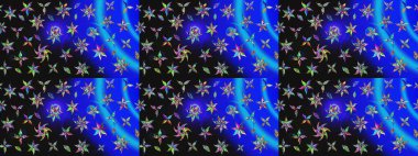 Güzel eskiz şekli. Raster çiçekli arka plan. Yazdır. Güzel kumaş deseni. Renkli Yaz Temalı eskiz kalıbı. Düz Çiçek Elementleri Tasarımı.