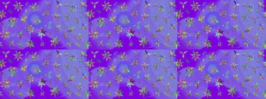 Eskiz modeli etnik tasarım. Çiçekleri, deniz kabukları, mandalaları ve suluboya efektleriyle donanma geçmişi. Yatak çarşafları, ceket, paket tasarımı, kumaş ve moda kavramları için tekstil baskısı.