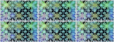 Süslü raster dekorasyonu. Barok tarzında duvar kağıdı tasarımı için kusursuz damaske deseni arkaplanı. Altın elementlerle mavi renklerde altın desen.