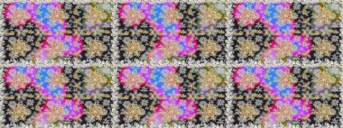 Gri renkler ve altın elementler üzerinde altın pürüzsüz desen. Kusursuz damaske klasik altın desen. Raster illüstrasyonu. Tekrarlayan ögelerle soyut arkaplan Raster.