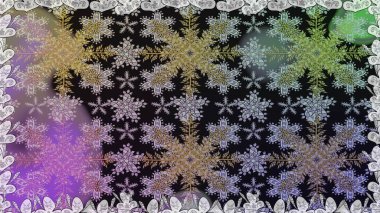 Raster illüstrasyonu. Gri ve nötr renklerde, altın elementlerle klasik, pürüzsüz desen.