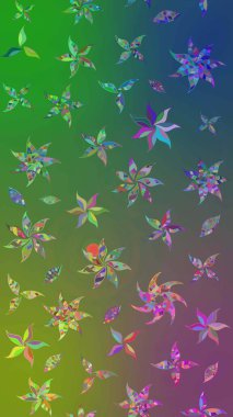 Moda arka planında parlak buketler. Eski usul küçük çiçekli şirin bir eskiz deseni. Raster illüstrasyonu. Kumaş, duvar kâğıdı ve kağıda yazdırmak için gelişen arkaplan.