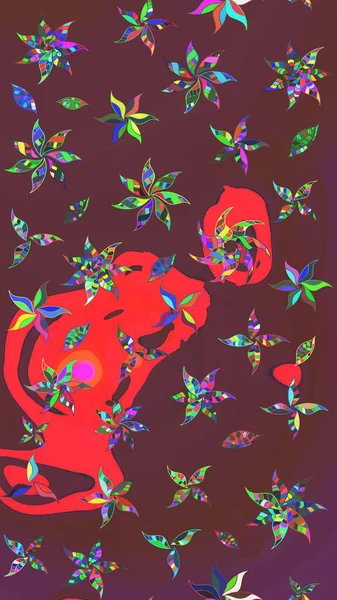 Güzel kumaş deseni. Güzel suluboya yaz çiçekleri deseni..