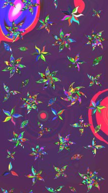 Büyük bir çiçek boyası seti. Kartlar, davetiyeler, tarih kartları ve daha fazlası için kullanılabilir. Raster şirin suluboya çiçek deseni çizimi.