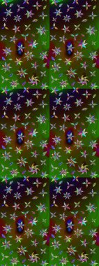 Çiçek arkaplanlı soyut zarafet eskiz deseni. Raster Güzel kumaş deseni.