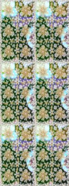 Tarafsız renklerde, altın elementlerle kusursuz desen. Geleneksel oryantasyon süsü. Klasik klasik klasik arka plan. Klasik raster altın pürüzsüz desen.