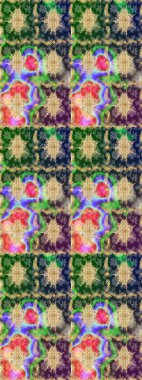 Klasik Raster Golden eskiz kalıbı. Çiçek süsü kumaş deseni, cam, çiçek desenli metal altın elementli yeşil renkte.