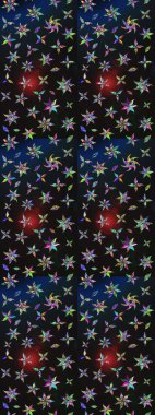 Çiçek desenli raster, gri ve mavi çizgi grafik desenli soyut raster arkaplan. Modern stil dokusu.