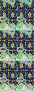 Doğum günü kartı, davetiye ya da afiş için iyidir. Raster illüstrasyonu. Tarafsız renklerde altın. Ortaçağ çiçek desenini çiz. Dekoratif simetri arabesk.