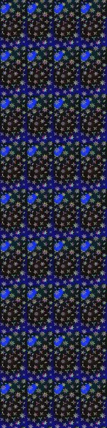 Şirin çiçekler. Çizgi çizimi kalıbı. Raster Moda kumaş deseni.