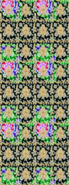 Kart, duvar kağıdı, ambalaj ve tekstil için klasik tasarım. Altın şablon. Raster illüstrasyonu. Siyah renklerin kraliyet retrosu. Klasik çiçek dokusu. Çizim kalıbı altın elementler.