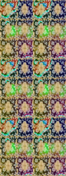 Şık bir grafik desen. Skeç raster arka planı. Duvar kâğıdı barok, İspanyol kumaşı. Çiçek deseni. Tarafsız renklerdeki altın elementler.