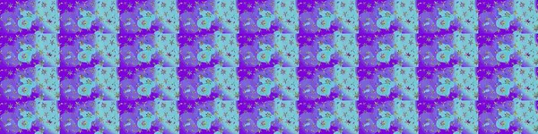 Bahar çiçekleriyle desen dallı, menekşe mavisi ve çiçek siluetiyle mavi renkler. Raster deseni.