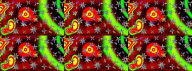 Raster güzel bir çiçek deseni çizmiş. Bahar mevsimi. Tatil havası. Nazik romantik baskı.