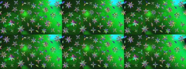 Raster - stok. Yeşil ve mavi çiçekli eskiz deseni, suluboya çiçek deseni, sevimli çiçek, duvar kağıdı, kart veya kumaş için fayanslı.