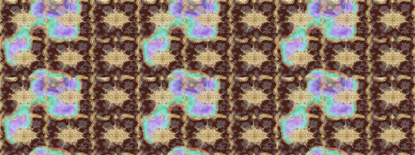 Soyut bir arkaplan çiz. Raster illüstrasyonu. Oriental raster klasik mor ve altın desenli.