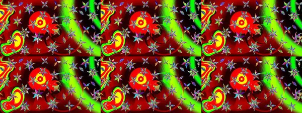 Raster güzel bir çiçek deseni çizmiş. Bahar mevsimi. Tatil havası. Nazik romantik baskı.