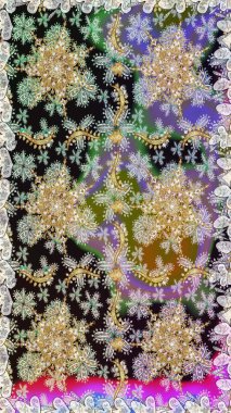 Klasik raster şablonu. Gri, nötr ve altın desenli. Tekrarlayan ögelerle kusursuz soyut arkaplan.