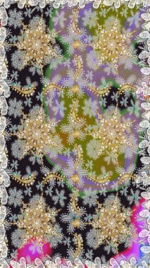 Klasik raster şablonu. Gri, nötr ve altın desenli. Tekrarlayan ögelerle kusursuz soyut arkaplan.