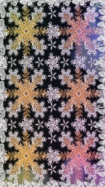 El yapımı dekoratif çerçeve, albüm kapağı, tebrik kartı, klasik Art deco tarzı. Altın karalama fantezi yapraklarından Raster soyut çiçek çelengi ve gri ve nötr renklerde çiçek..