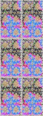 Raster illüstrasyonu. Gri ve nötr renklerde, altın elementlerle klasik, pürüzsüz desen.