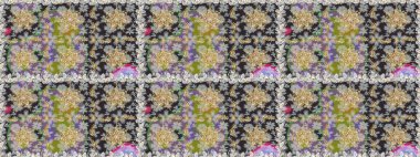 Gri ve nötr renklerde altın elementlerle geleneksel altın sarısı desen. Barok tarzında kusursuz bir doğulu süsü..