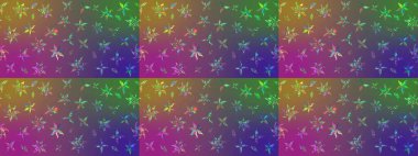 Çiçekli çiçek deseni, suluboya. Küçük çiçekte güzel bir çiçek deseni var. Raster deseni.