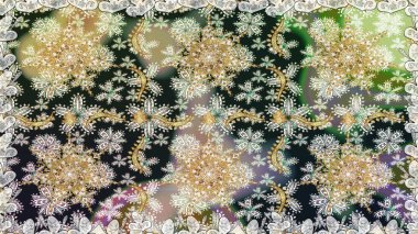 Kusursuz klasik raster altın desenli. Geleneksel oryantasyon süsü. Gri ve nötr renklerde altın desenler ve altın elementler. Klasik vintage arkaplan.