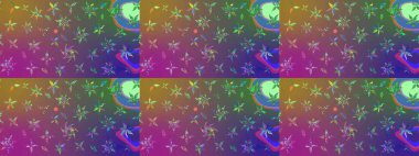 Raster. Zarif, parlak ve eskiz mor ve mor çiçek desenli tasarım. Sabıka baskıları, bebek kıyafetleri, duvar kâğıtları, paket kutuları vb..