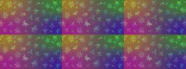 Çiçekli çiçek deseni, suluboya. Küçük çiçekte güzel bir çiçek deseni var. Raster deseni.