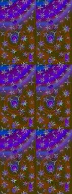 Çiçek arkaplan. Çizim raster deseni. Güzel kumaş deseni.