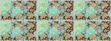 Tarafsız ve altın elementli yeşil renklerde altın desen. Barok tarzında kusursuz bir doğulu süsü. Geleneksel klasik altın desen. Raster doğulu süsü.