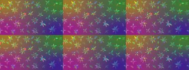 Tony 'nin kumaş kalıbını çiz. Raster illüstrasyonu. Modaya uygun kumaş deseni. Küçük çiçekte sevimli çiçek deseni var..