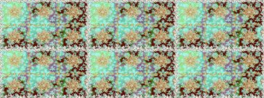 Tarafsız ve altın elementli yeşil renklerde altın desen. Barok tarzında kusursuz bir doğulu süsü. Geleneksel klasik altın desen. Raster doğulu süsü.