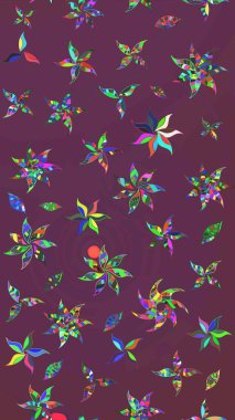 Zarif, parlak ve eskiz kahverengi ve mor çiçek desenli tasarım. Sabıka baskıları, bebek kıyafetleri, duvar kâğıtları, paket kutuları vb..