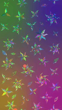 Tony 'nin kumaş kalıbını çiz. Raster illüstrasyonu. Modaya uygun kumaş deseni. Küçük çiçekte sevimli çiçek deseni var..