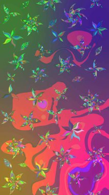 Tekstil, kumaş, kapaklar, duvar kağıtları, baskı, naylon, koleksiyon defteri, örgü, dekupaj için güzel bir eskiz. Küçük pembe ve yeşil çiçeklerle oldukça kaliteli besin torbası deseni.