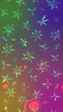 Süslü kumaş deseni. Çiçekli çiçek deseni, suluboya. Raster deseni.