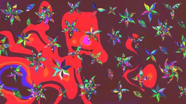 Güzel kumaş deseni. Güzel suluboya yaz çiçekleri deseni..