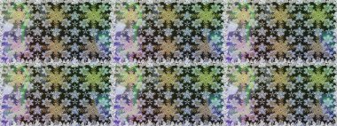 Kusursuz altın desen. Gri ve nötr renklerde altın desenler ve altın elementler. Raster doğulu süsü.