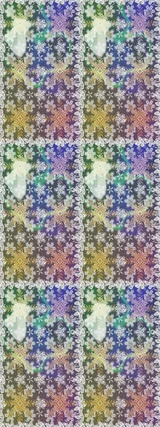 Doğum günü kartı, davetiye ya da afiş için iyidir. Raster illüstrasyonu. Gri ve nötr renklerde altın. Kusursuz ortaçağ çiçek deseni. Dekoratif simetri arabesk.