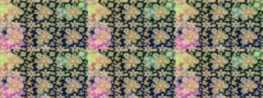 Damask arkaplanı tekerrür ediyor. Gri ve nötr renklerde altın element. Antika altın tekrarlanabilir duvar kağıdı. Barok tarzında altın çiçek süsü..