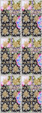 Klasik klasik klasik arka plan. Geleneksel oryantasyon süsü. Kusursuz klasik raster altın desenli. Altın desenli gri ve nötr renkler ve altın elementler.