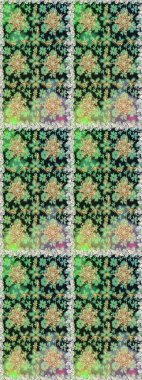 Geleneksel oryantasyon süsü. Kusursuz klasik raster altın desenli. Klasik klasik klasik arka plan. Altın desenli gri ve yeşil renklerde altın elementlerle.