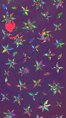 Tekstil, kumaş, kapaklar, duvar kağıtları, baskı, naylon, koleksiyon defteri, örgü, dekupaj için güzel bir eskiz. Küçük mor ve mor çiçeklerle oldukça kaliteli besin torbası deseni.